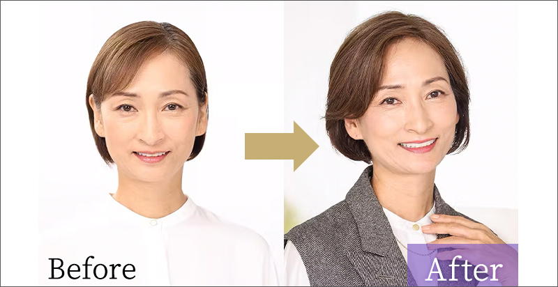 シニア女性におすすめのヘアスタイルが豊富