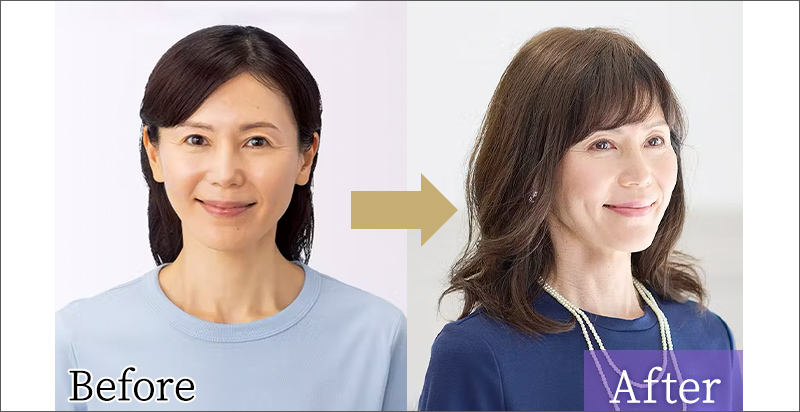 シニア女性におすすめのヘアスタイルが豊富