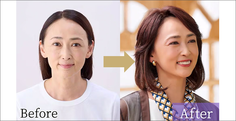 シニア女性におすすめのヘアスタイルが豊富